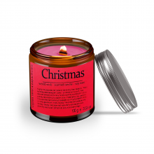 Sojowa świeca zapachowa w słoiku - Christmas